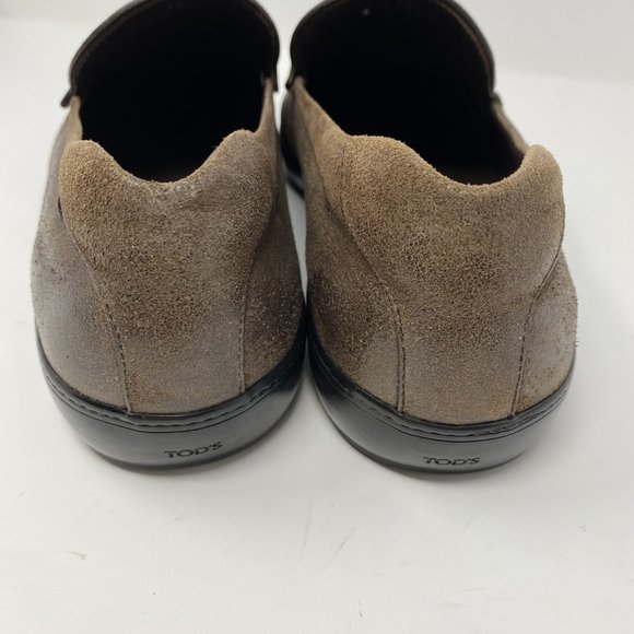 NEW tod's leather slip on loafers - Picture 5 of 7